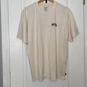 Billabong‎ cream and black skateboarding tee